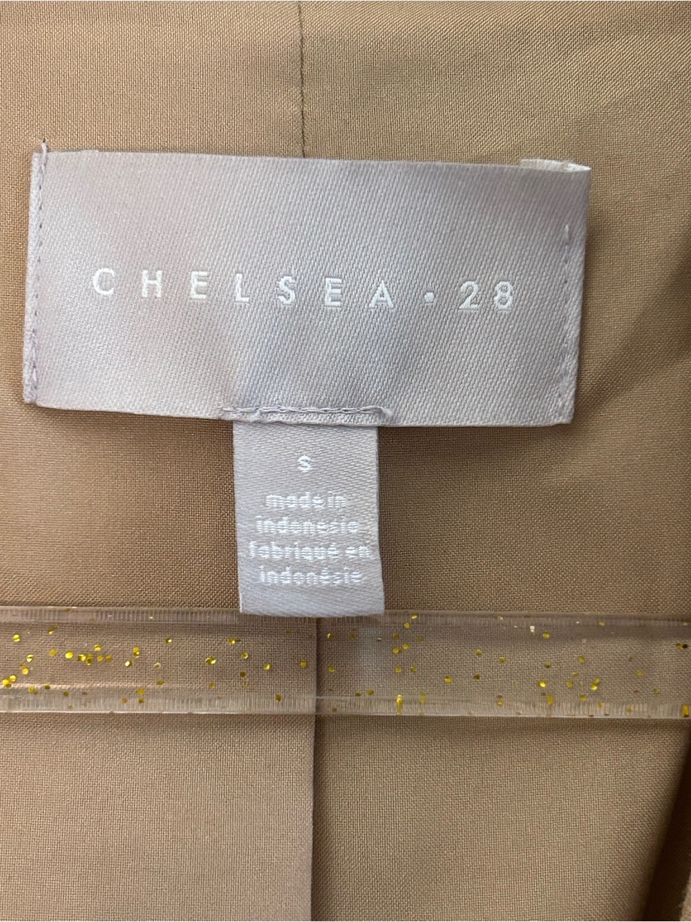 Chelsea 28 Classic Women's Tan Blazer Jacket - Tailored Two-Button - Picture 8 of 16